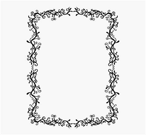 Borders And Frames Decorative Borders Decorative Arts - Transparent ...