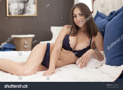 Sexy Beautiful Brunette Woman Big Boobs Stock Photo 471054215 Shutterstock