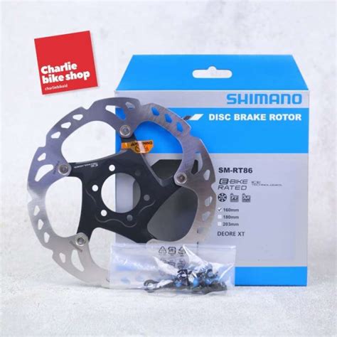 Jual Rotor Disc Brake Shimano Deore Xt Sm Rt86 6 Bolt Ice Tech 160mm