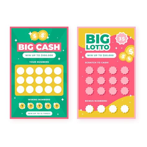 Lottery Ticket Design Vectors & Illustrations for Free Download