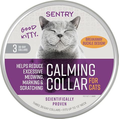 Sentry Calming collar Успокаивающий ошейник с феромонами для кошек ...