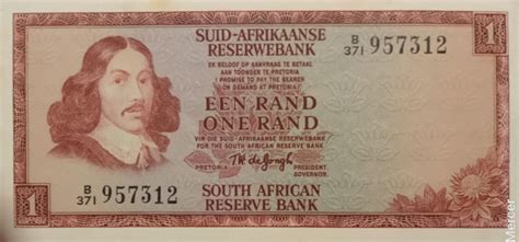1 Rand Afrikaans English South Africa Numista