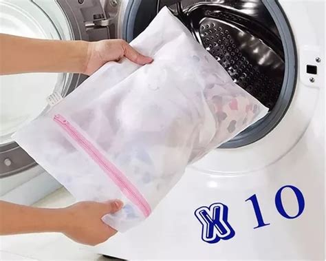 Kit Saquinhos De Lavar Roupas Delicadas Lingerie X Cm Parcelamento Sem Juros