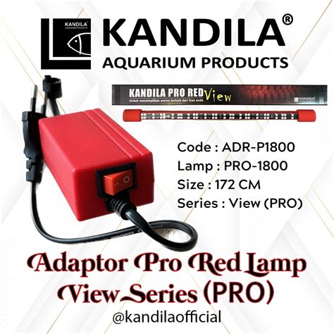 Jual Kandila Official Adaptor Lampu PRO Red View Series Lampu LED