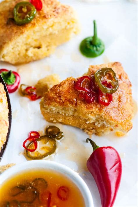 Cheesy Cornbread With Jalapeño Chili Honey Butter Aberdeens Kitchen