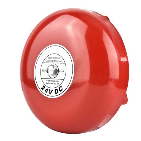 Security Bell Alarm Bell Electric Bell Electric Round Red Security