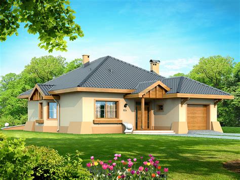 Projekat Moderne Prizemne Kuće S Garažom Verona