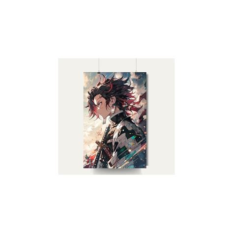 Tanjiro Kamado Poster Demon Slayer Anime Kimetsu No Yaiba