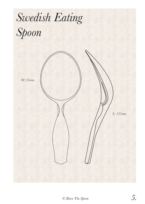 Printable Spoon Carving Templates