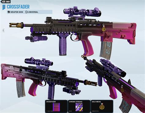 Weapon combo: Crossfader Seasonal Skin and Chroma Streaks Attachment ...