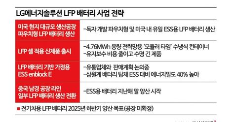 보급형 Lfp배터리도 손뻗은 Lg엔솔中업체와 양극재 대량 계약종합