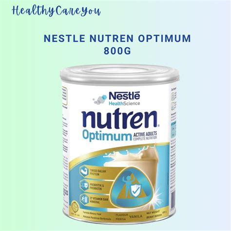 Nestle Nutren Optimum Complete Nutrition Powder 800g Vanilla Lazada