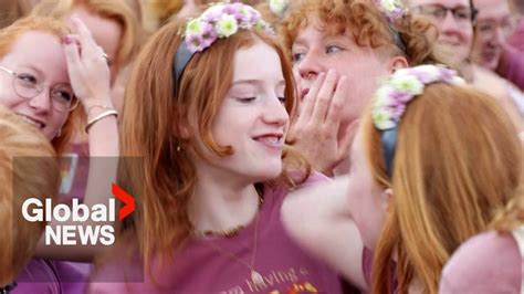 Redheads Gather In Netherlands For Festival Celebrating Their Hair Colour I Dont Feel Alone