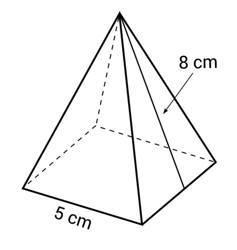 Volume And Surface Area Of A Pyramid Video And Practice Questions