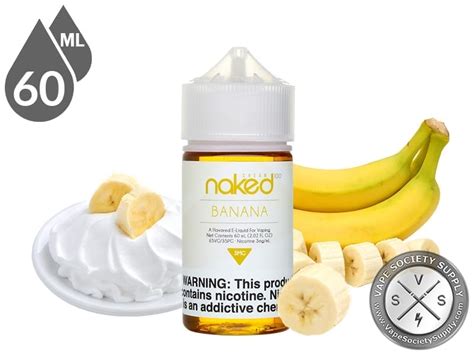 Banana By Naked Cream E Liquids Ml