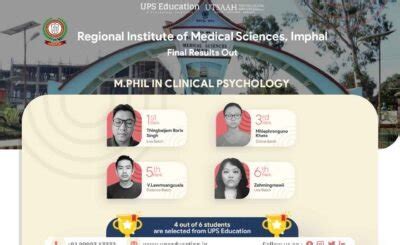 M Phil In Clinical Psychology Results Out Ciimhans Chhattisgarhups