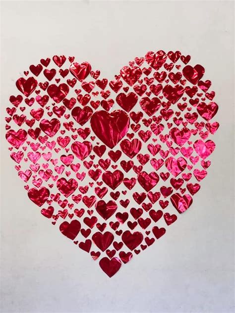 Cellophane Valentines Heart Art Craft Store Origami Crafts Beauty