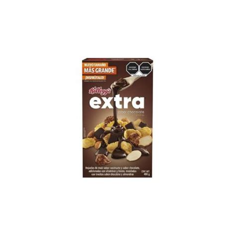 Cereal Kelloggs Extra Sabor Chocolate Con Almendras G Rese As