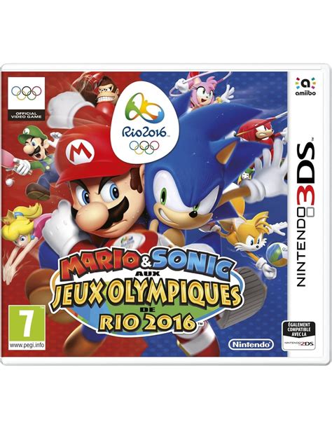 Mario Sonic Aux Jeux Olympiques De Rio Nintendo Ds