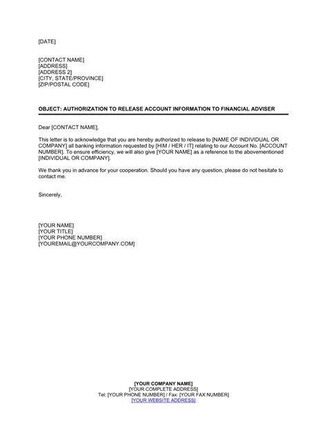 letter  authorization  collect documents  letter template