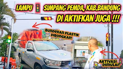 Setelah Penantian Tertunda Akhirnya Lampu Merah Simpang Pemda Soreang