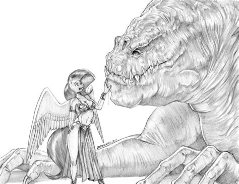 Rancor Handler By Baron Engel On Deviantart