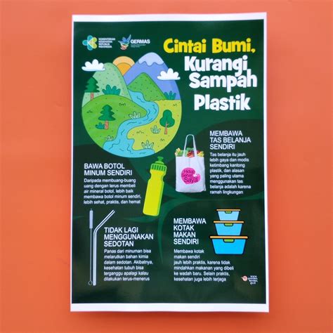 Jual Poster Kurangi Sampah Plastik Shopee Indonesia Riset