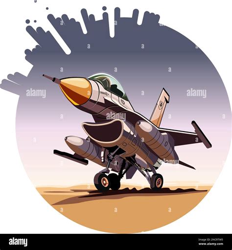 Fighter Jet Plane Vector Clipart