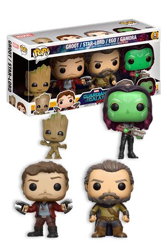 Pop Marvel Guardianes De La Galaxia Vol 2 4 Pack 2 Universo