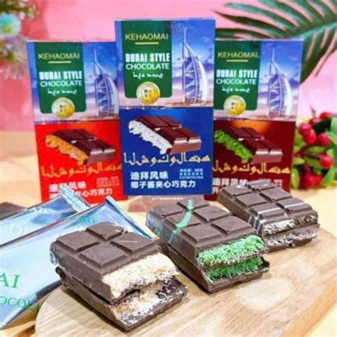 Socola Dubai Nhân Sợi Kataifi Hộp gr Socola Dubai Hot Trend Ăn Vặt Hanalee Shopee Việt Nam