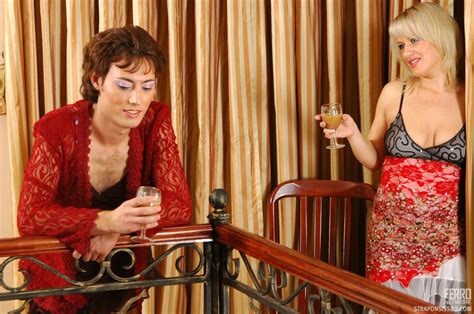 Vivacious Sissy Guy Having Hot After Party Jumping On Strap On Like Hell Porn Pictures XXX