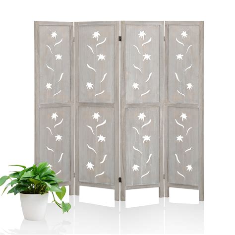 Hofitlead Panel Cutout Wood Room Divider Ft Tall Room Dividers