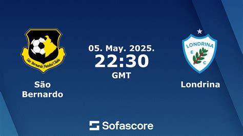Estatísticas De Londrina Esporte Clube X São Bernardo Futebol Clube - São Bernardo x Londrina placar ao vivo, H2H e escalações | Sofascore