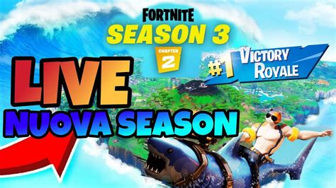 Live Fortnite Ita Nuova Season Youtube