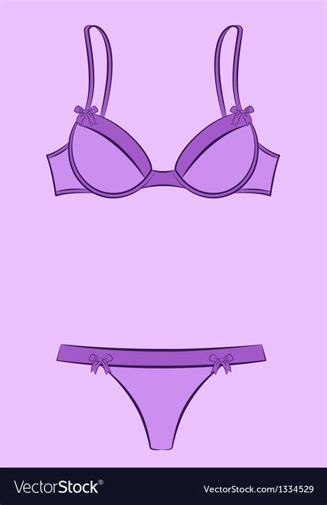 Beautiful Lingerie Royalty Free Vector Image VectorStock