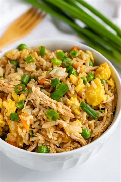 Easy Chicken Fried Rice Ww 20 Min Meal Crazy For Crust