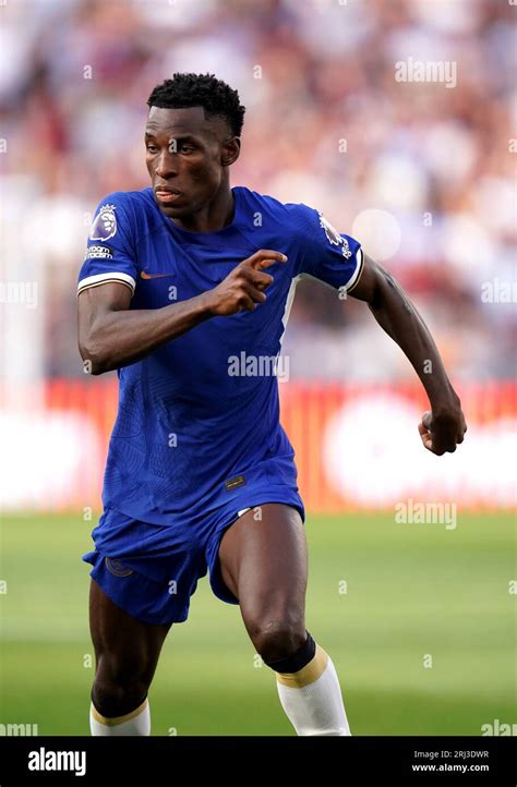 Chelsea’s Nicolas Jackson during the Premier League match at the London