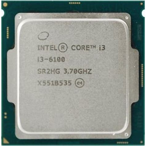 Купить Процессор Intel Core i3-6100 3.70GHz/3MB/8GT/s (SR2HG) s1151 ...