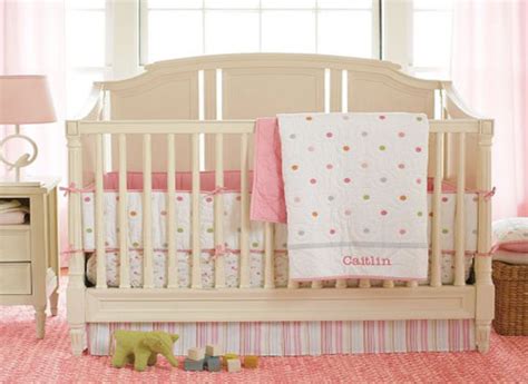 Crib Baby Girls With Design Color Pink Home Design Interior Design