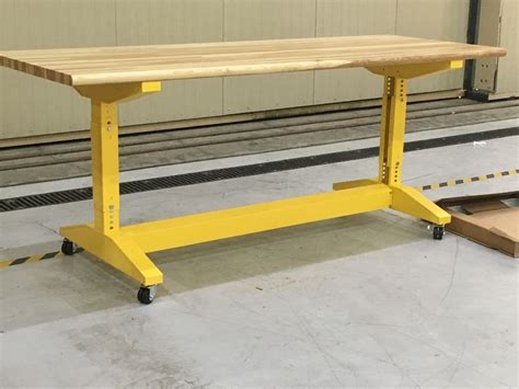 Equipto Workbench With Butcher Block Top Storage Solutions