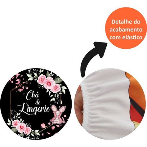 Painel Redondo C El Stico Sublimado Ch De Lingerie D Shopee Brasil