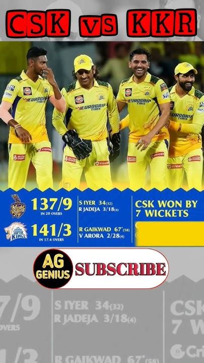 Csk Vs Kkr Match Highlights Ipl Highlights 2024 Ms Dhoni Batting