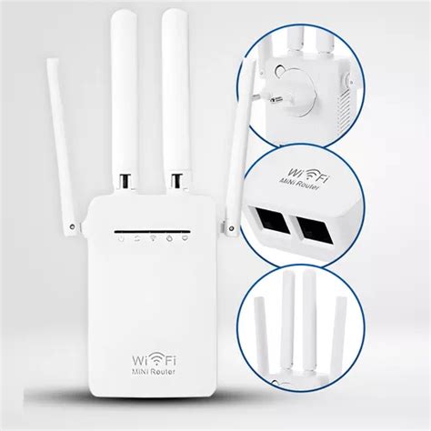 Repetidor De Sinal Potente Wifi M Antenas Amplificador Mercadolivre