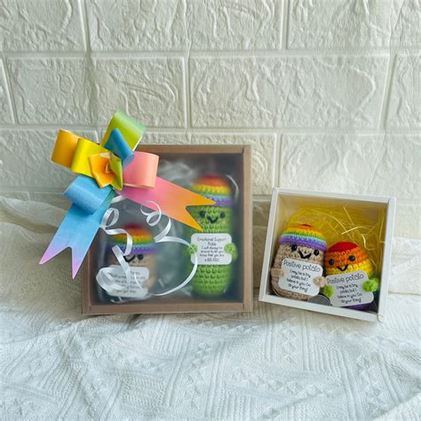 Personalized Pride Month Gifts LGBTQIA Pride Flag Crochet Plushies Lesbian Lgbtq Queer Gifts