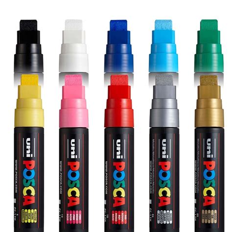 POSCA Paint Pen PC 17K Art Paint Marker Pens XXL Broad Chisel Nib Tip