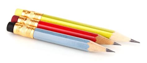 Premium Photo | Lead pencils isolated on white