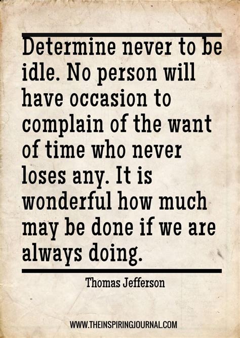 Thomas Jefferson Quotes | The Inspiring Journal