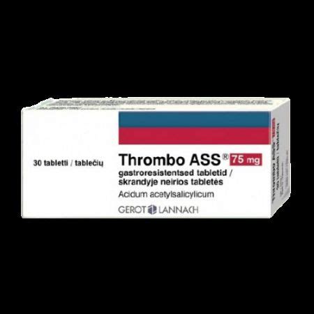 Thrombo Ass Mg Comprimate Gastrorezistente Lannach Farmacia Tei Online