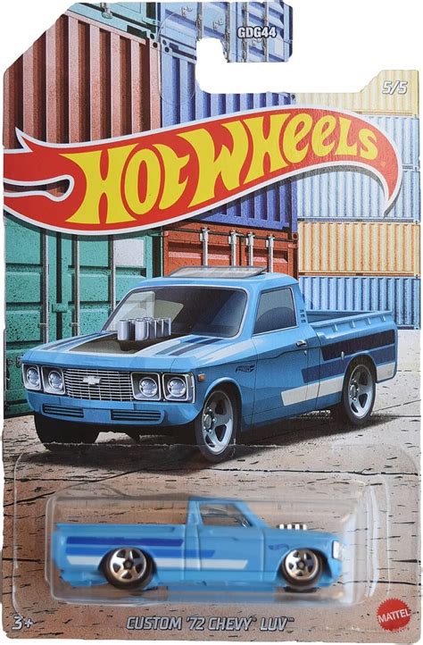 Hot Wheels Custom 72 Chevy Luv Azul 5 5 Amazon Mx Juguetes Y Juegos