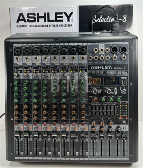 Mixer Ashley Channel Selection Bluetooth Usb Equalizer Original